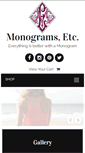 Mobile Screenshot of monogramsetc.net